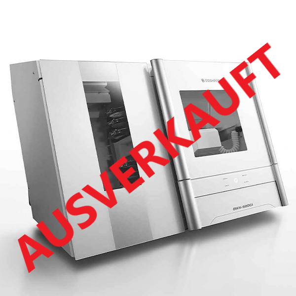 DGSHAPE 5-Achs-Dentalfräseinheit mit Rohlingswechsler DWX-52DCi